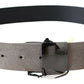 Classic Brown Leather Adjustable Belt - SEHABRANDS