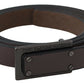 Elegant Brown Leather Fashion Belt - SEHABRANDS