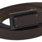 Elegant Brown Leather Fashion Belt - SEHABRANDS