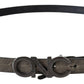 Elegant Dark Brown Leather Belt - SEHABRANDS