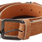 Chic Light Brown Leather Fashion Belt - SEHABRANDS