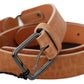 Chic Light Brown Leather Fashion Belt - SEHABRANDS