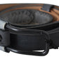 Elegant Black Braided Leather Belt - SEHABRANDS