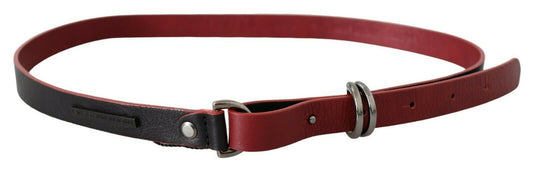 Elegant Dual-Tone Leather Belt - SEHABRANDS