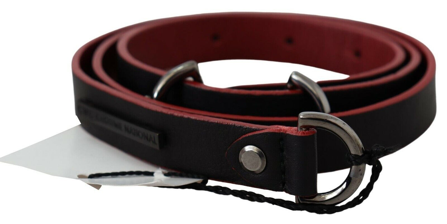 Elegant Dual-Tone Leather Belt - SEHABRANDS