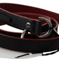 Elegant Dual-Tone Leather Belt - SEHABRANDS