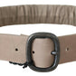 Elegant Brown Leather Fashion Belt - SEHABRANDS