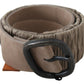 Elegant Brown Leather Fashion Belt - SEHABRANDS