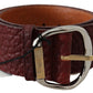 Elegant Brown Leather Fashion Belt - SEHABRANDS