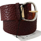 Elegant Brown Leather Fashion Belt - SEHABRANDS