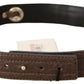 Elegant Brown Leather Fashion Belt - SEHABRANDS