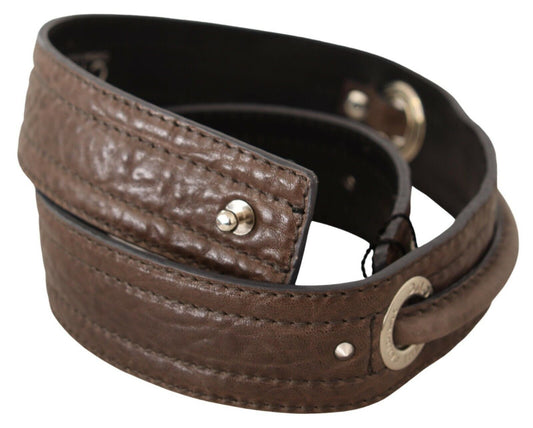 Elegant Brown Leather Fashion Belt - SEHABRANDS