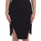 Elegant Sheath Black Dress for Formal Occasions - SEHABRANDS