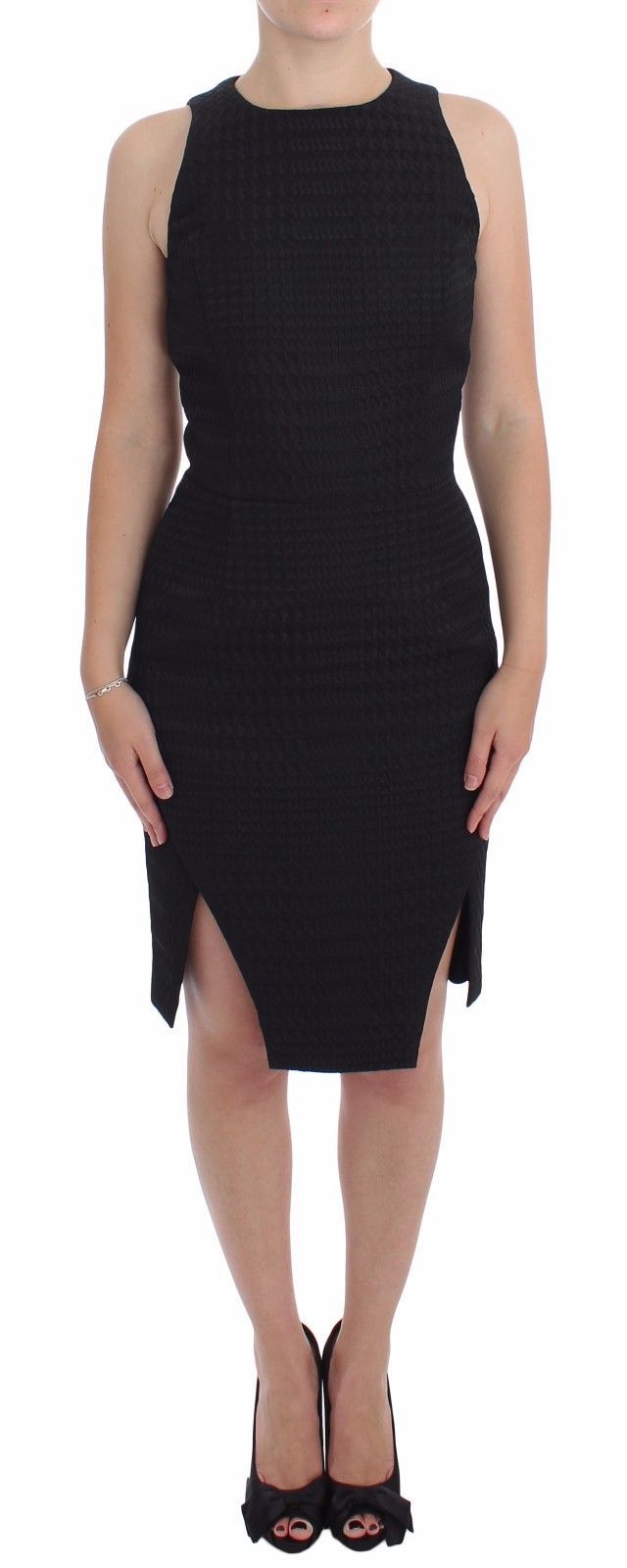 Elegant Sheath Black Dress for Formal Occasions - SEHABRANDS