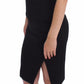 Elegant Sheath Black Dress for Formal Occasions - SEHABRANDS