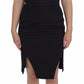 Elegant Sheath Black Dress for Formal Occasions - SEHABRANDS