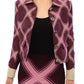 Elegant Multicolor Check Print Jacket - SEHABRANDS