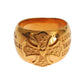 Glamorous Gold-Plated Sterling Silver Ring - SEHABRANDS