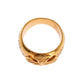 Glamorous Gold-Plated Sterling Silver Ring - SEHABRANDS