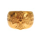 Glamorous Gold-Plated Sterling Silver Ring - SEHABRANDS