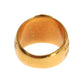 Glamorous Gold-Plated Sterling Silver Ring - SEHABRANDS