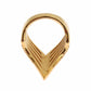 Glamorous Gold Plated Crystal Ring - SEHABRANDS