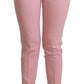 Dolce & Gabbana Elegant Pink Virgin Wool Cropped Trousers