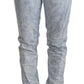 Chic Light Blue Push Up Denim Jeans - SEHABRANDS