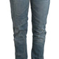 Chic Washed Cotton Denim with Folded Hem - SEHABRANDS