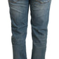 Chic Washed Cotton Denim with Folded Hem - SEHABRANDS