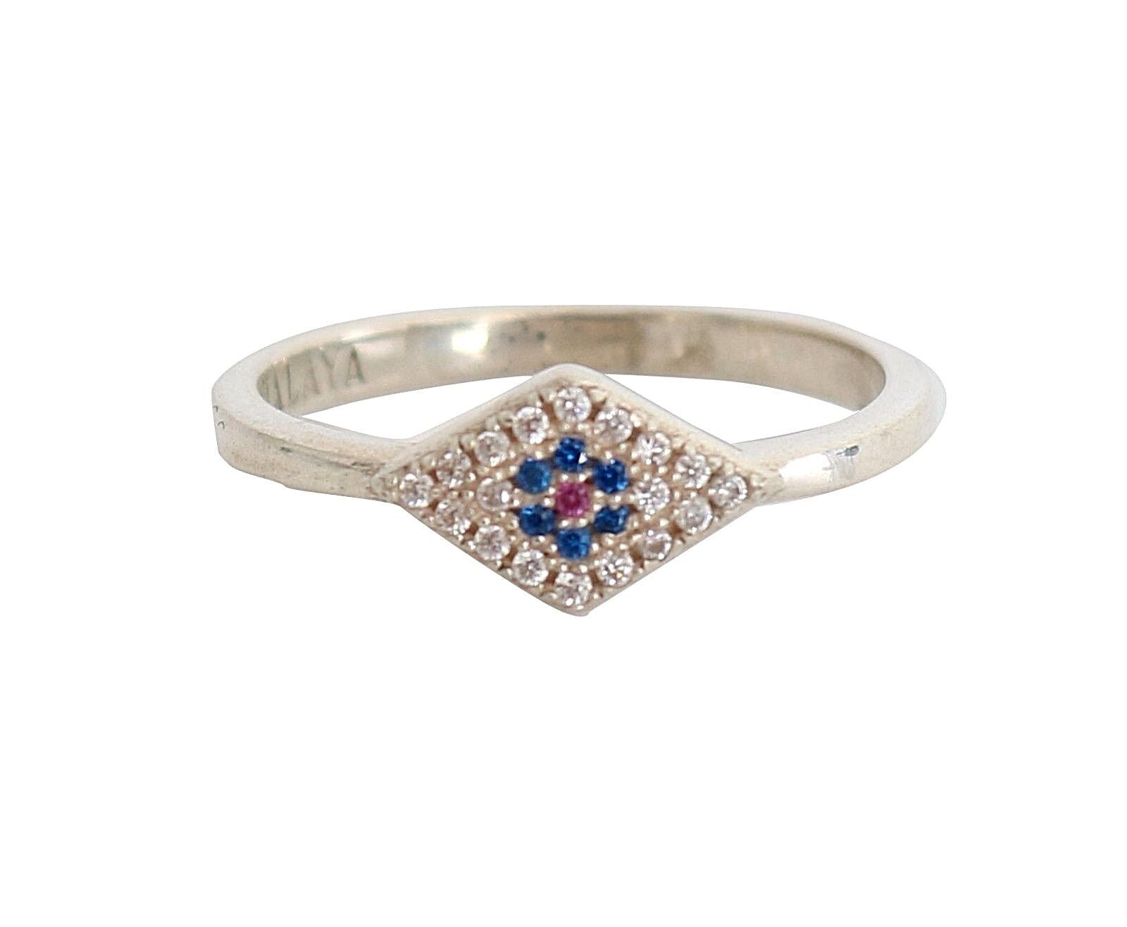 Elegant Silver CZ Crystal Encrusted Ring - SEHABRANDS