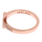 Elegant Pink Crystal Encrusted Silver Ring - SEHABRANDS