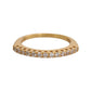 Gleaming CZ Crystal Gold-Plated Ring - SEHABRANDS