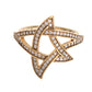 Elegant Gold CZ Crystal Embellished Ring - SEHABRANDS