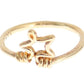 Elegant Gold-Plated Sterling Silver Ring - SEHABRANDS