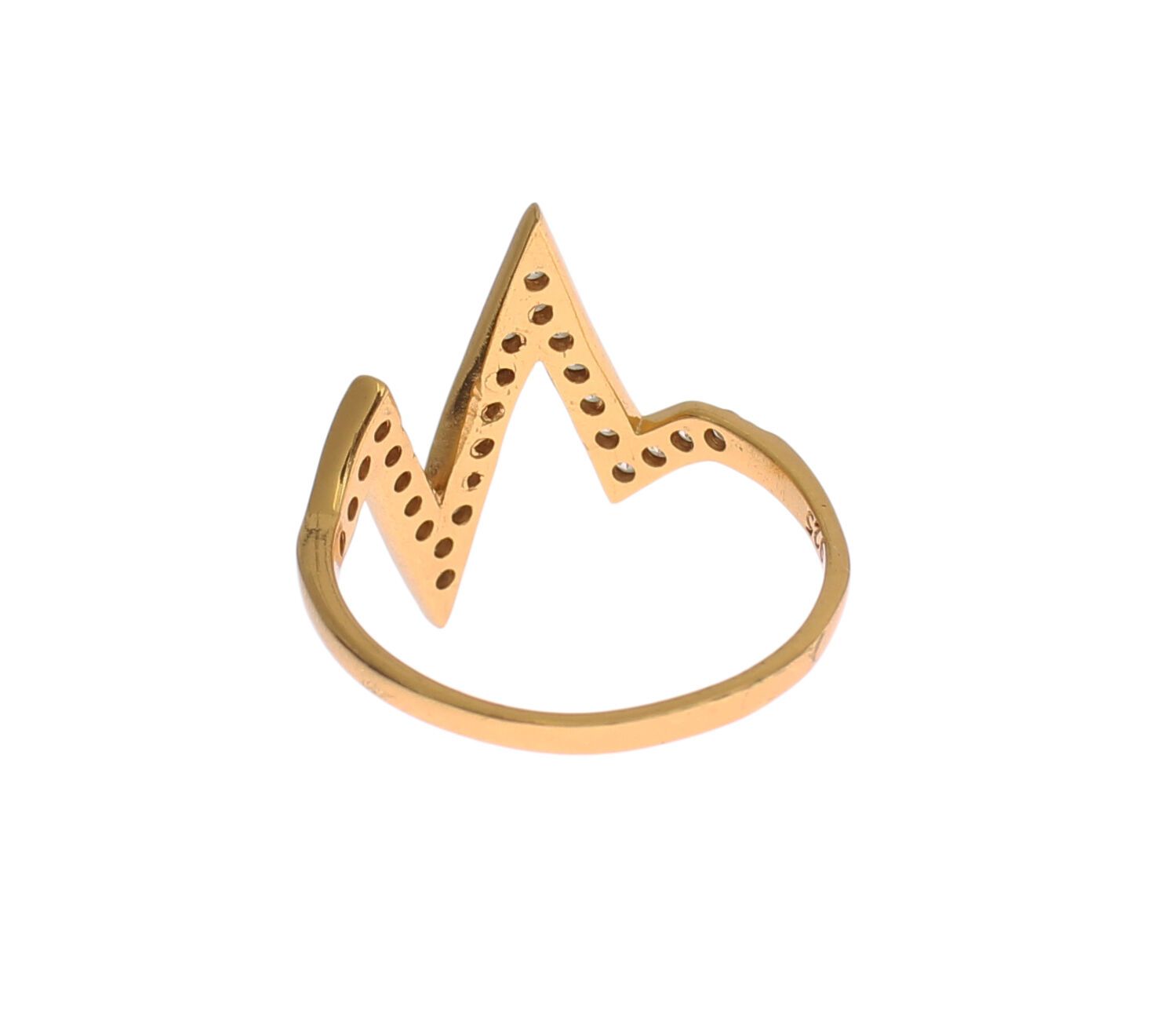 Glamorous Gold Plated Sterling Silver Ring - SEHABRANDS