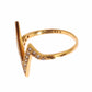 Glamorous Gold Plated Sterling Silver Ring - SEHABRANDS