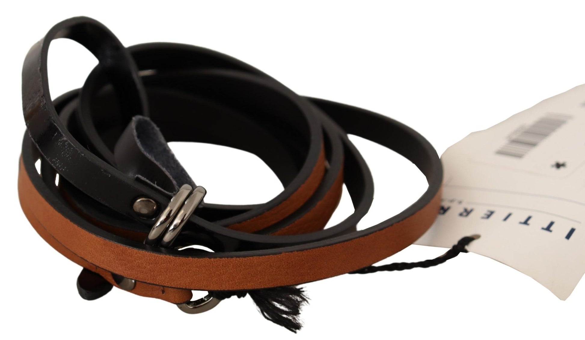 Elegant Brown Leather Fashion Belt - SEHABRANDS