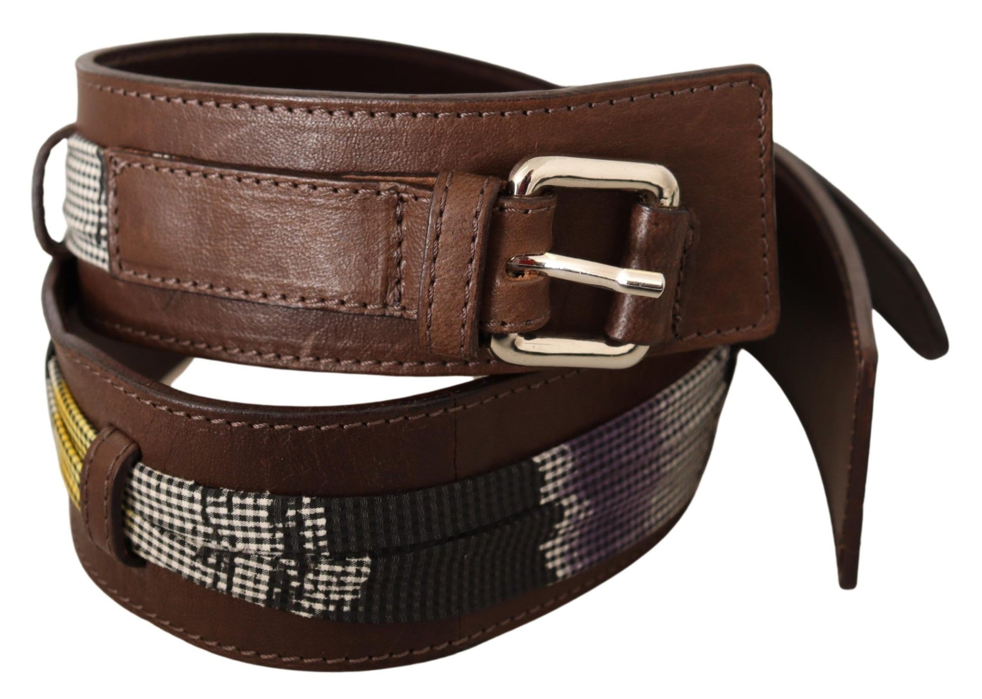 Elegant Brown Leather Fashion Belt - SEHABRANDS