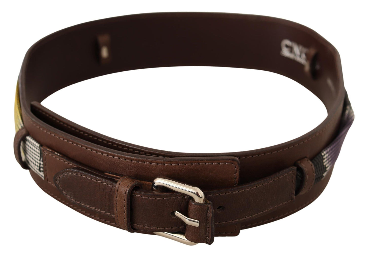 Elegant Brown Leather Fashion Belt - SEHABRANDS