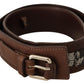 Elegant Brown Leather Fashion Belt - SEHABRANDS