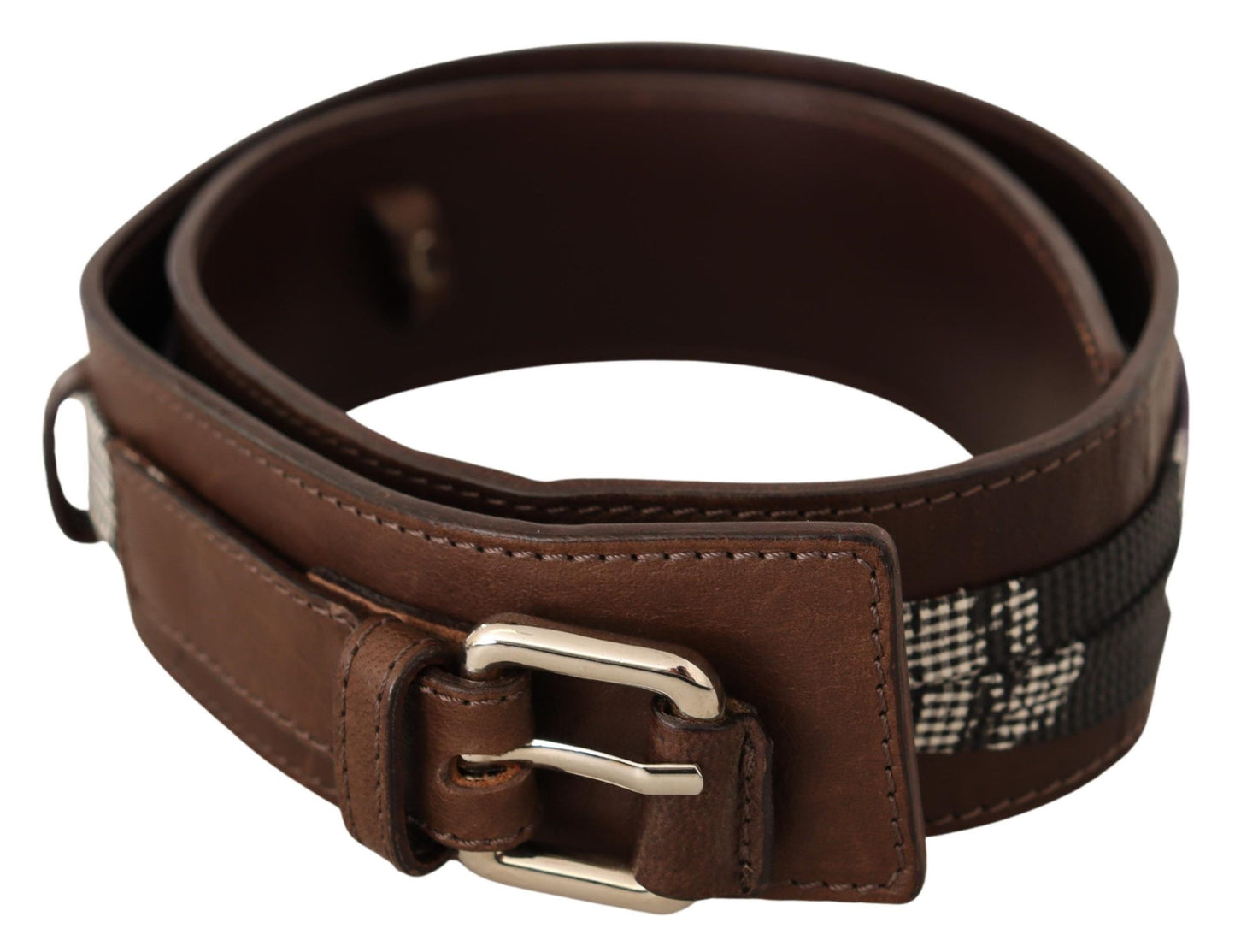 Elegant Brown Leather Fashion Belt - SEHABRANDS