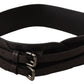 Elegant Double Buckle Leather Belt - SEHABRANDS