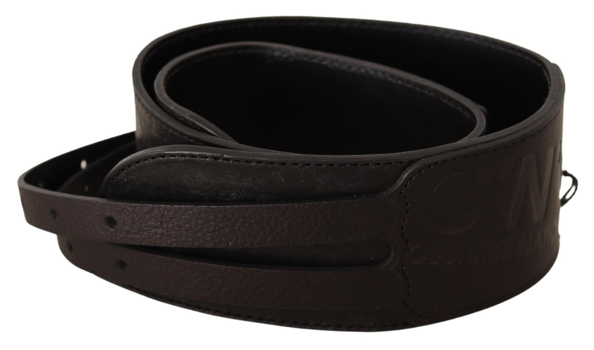 Elegant Double Buckle Leather Belt - SEHABRANDS