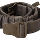 Elegant Gray Leather Fashion Belt - SEHABRANDS