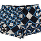 Dolce & Gabbana Majestic Majolica Print Swim Trunks