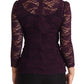 Dolce & Gabbana Elegant Sheer Lace Long Sleeve Blouse