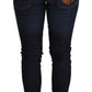 Elegant Low Waist Skinny Designer Jeans - SEHABRANDS