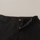 Chic Mid Waist Skinny Black Denim - SEHABRANDS