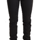 Chic Mid Waist Skinny Black Denim - SEHABRANDS